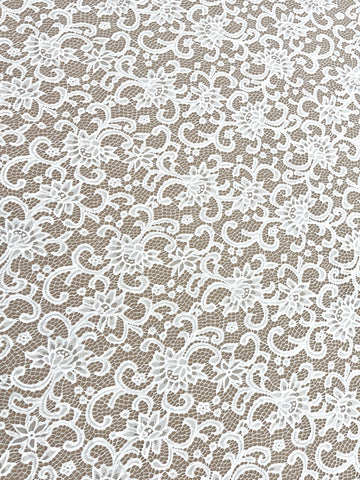 Dantelă Chantilly Ivory - Cupon 3 m