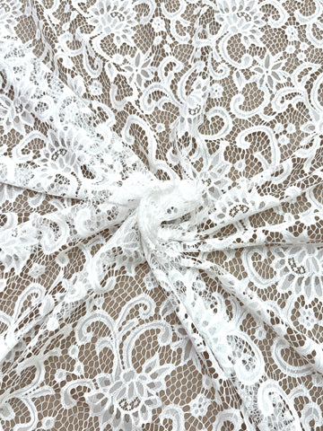 Dantelă Chantilly Ivory - Cupon 3 m