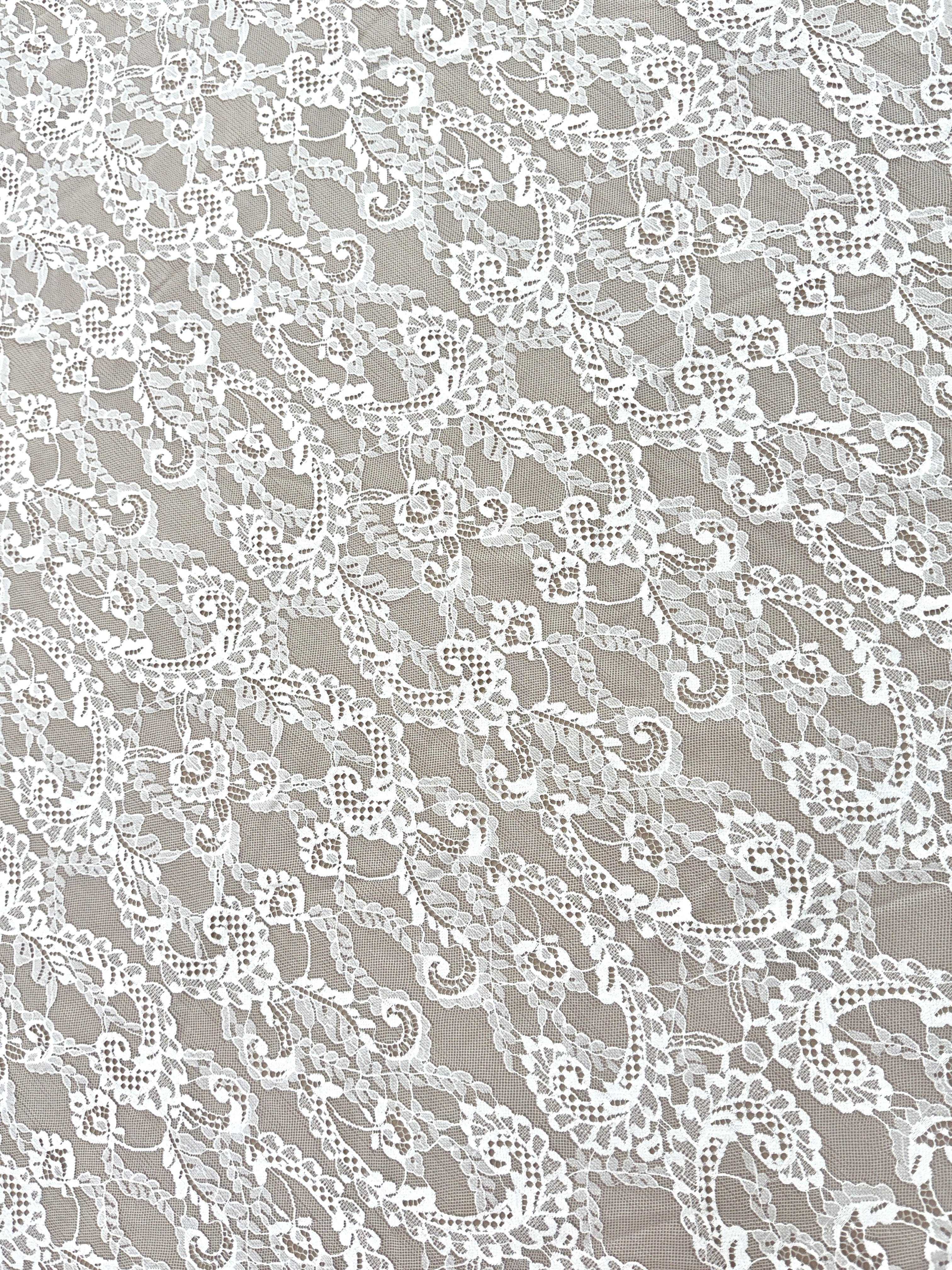 Dantela Chantilly Ivory - Cupon 3 m