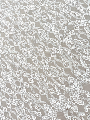 Dantela Chantilly Ivory - Cupon 3 m