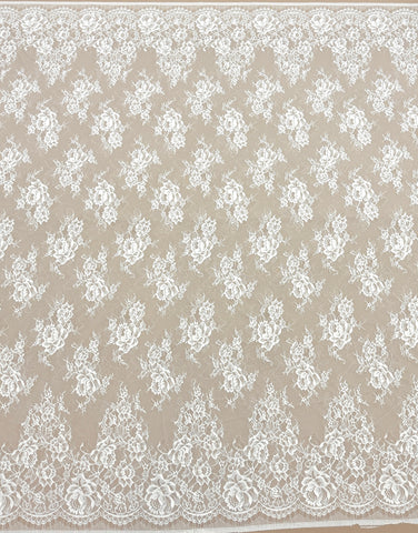 Dantela Chantilly Ivory - Cupon 3 m