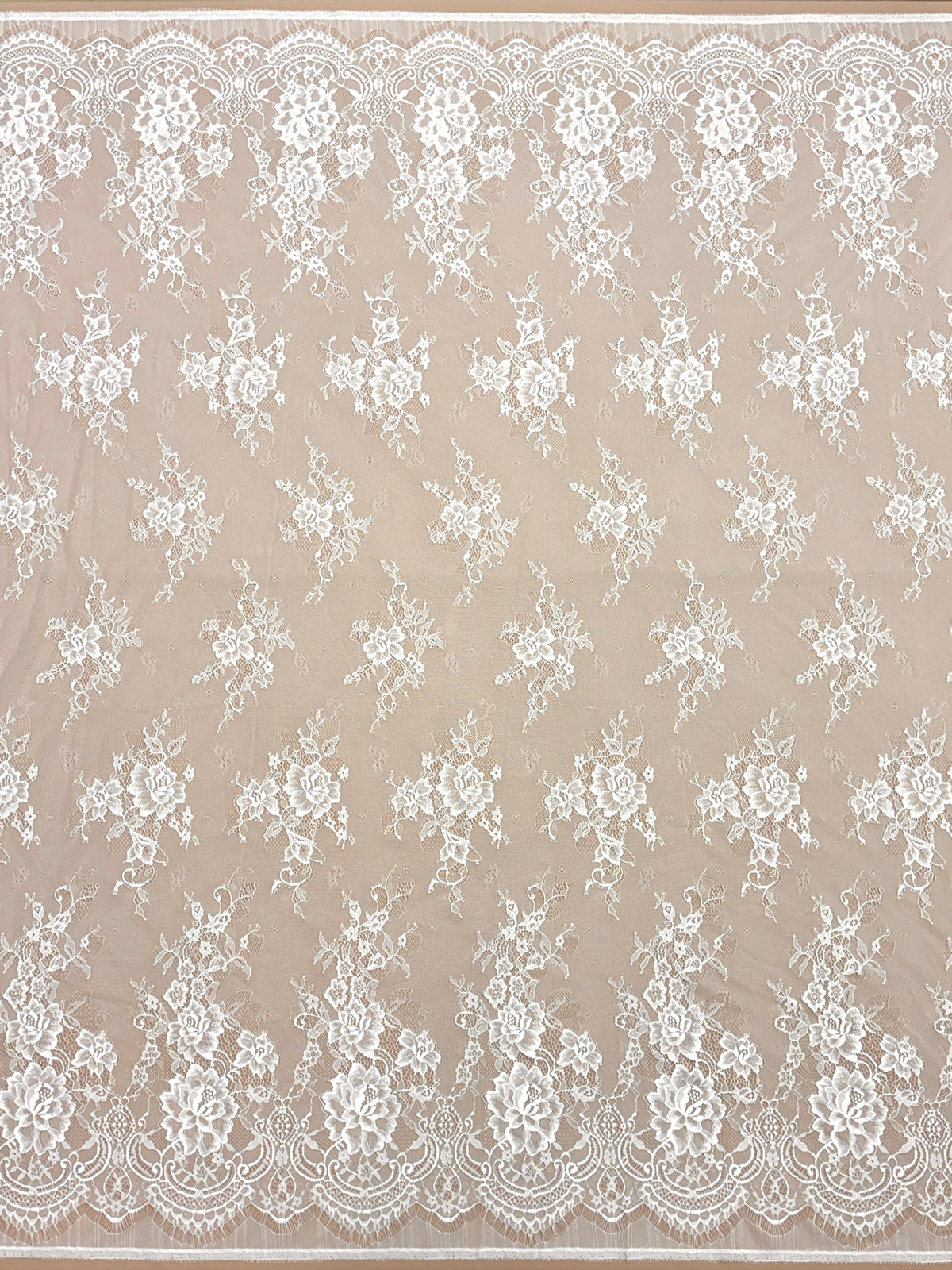 Dantela Chantilly Ivory - Cupon 3 m