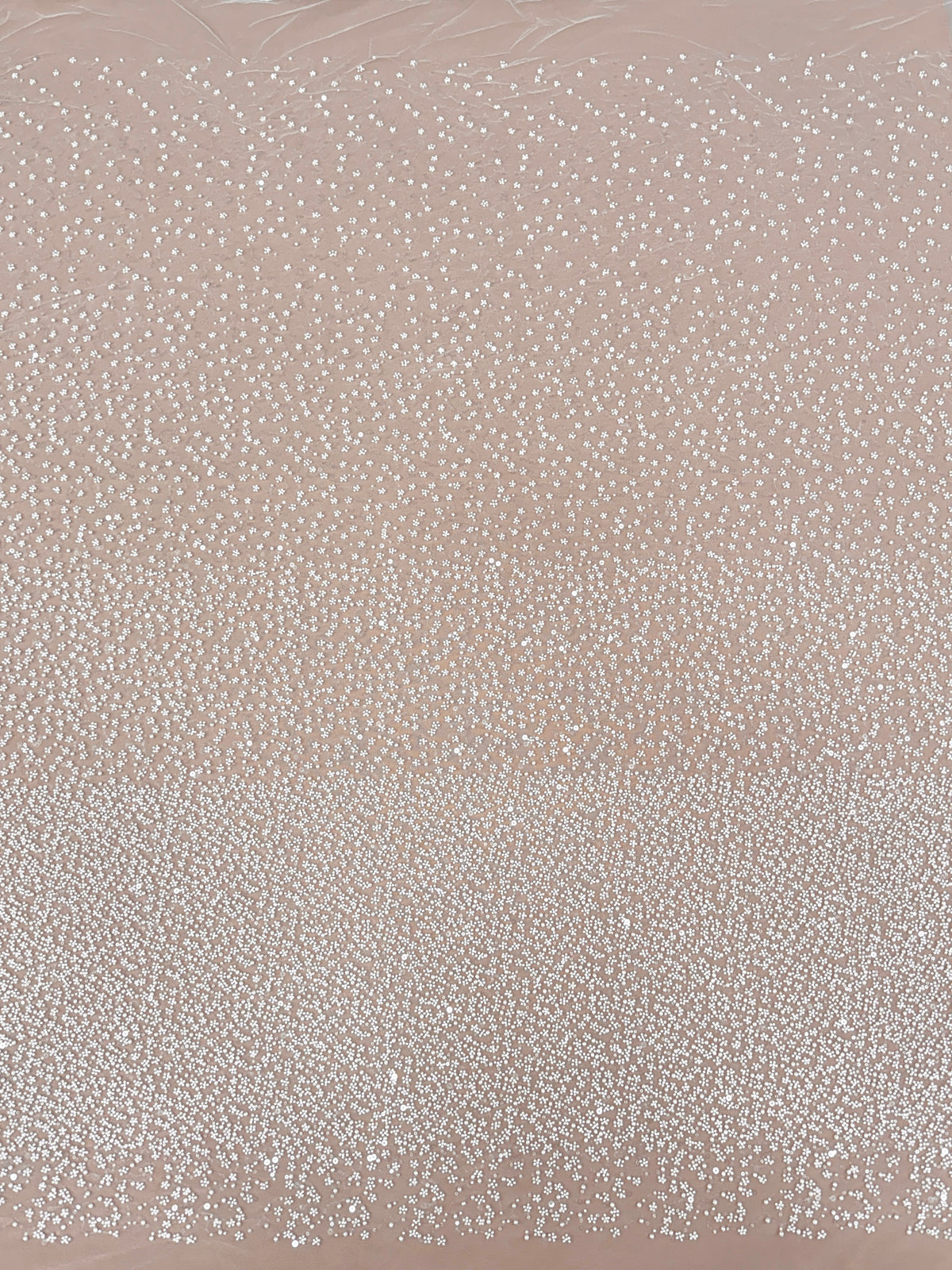 Dantela Couture Ivory in Degrade, cu Perle, Margele si Paiete