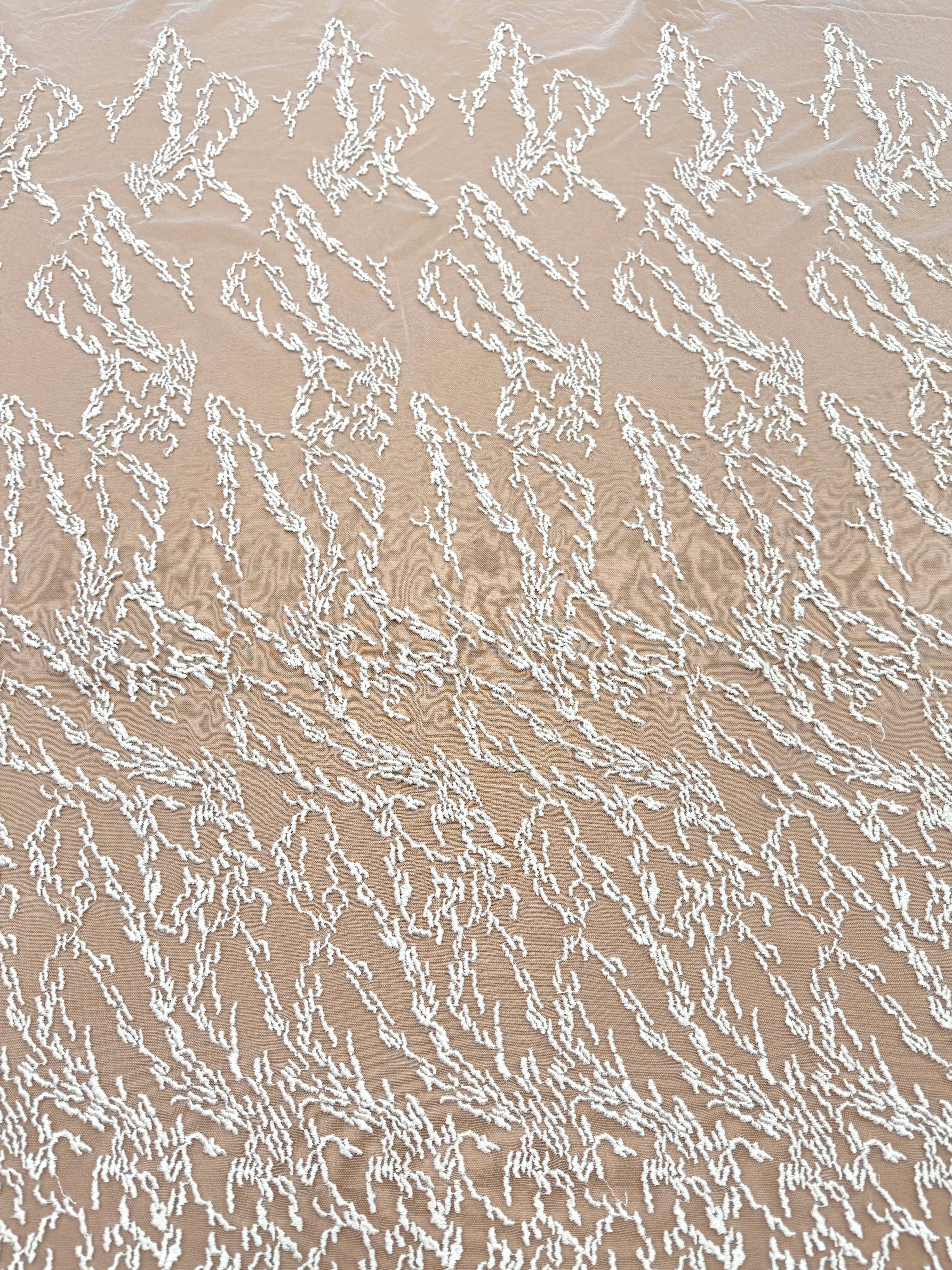 Ivory Couture Embroidered Lace