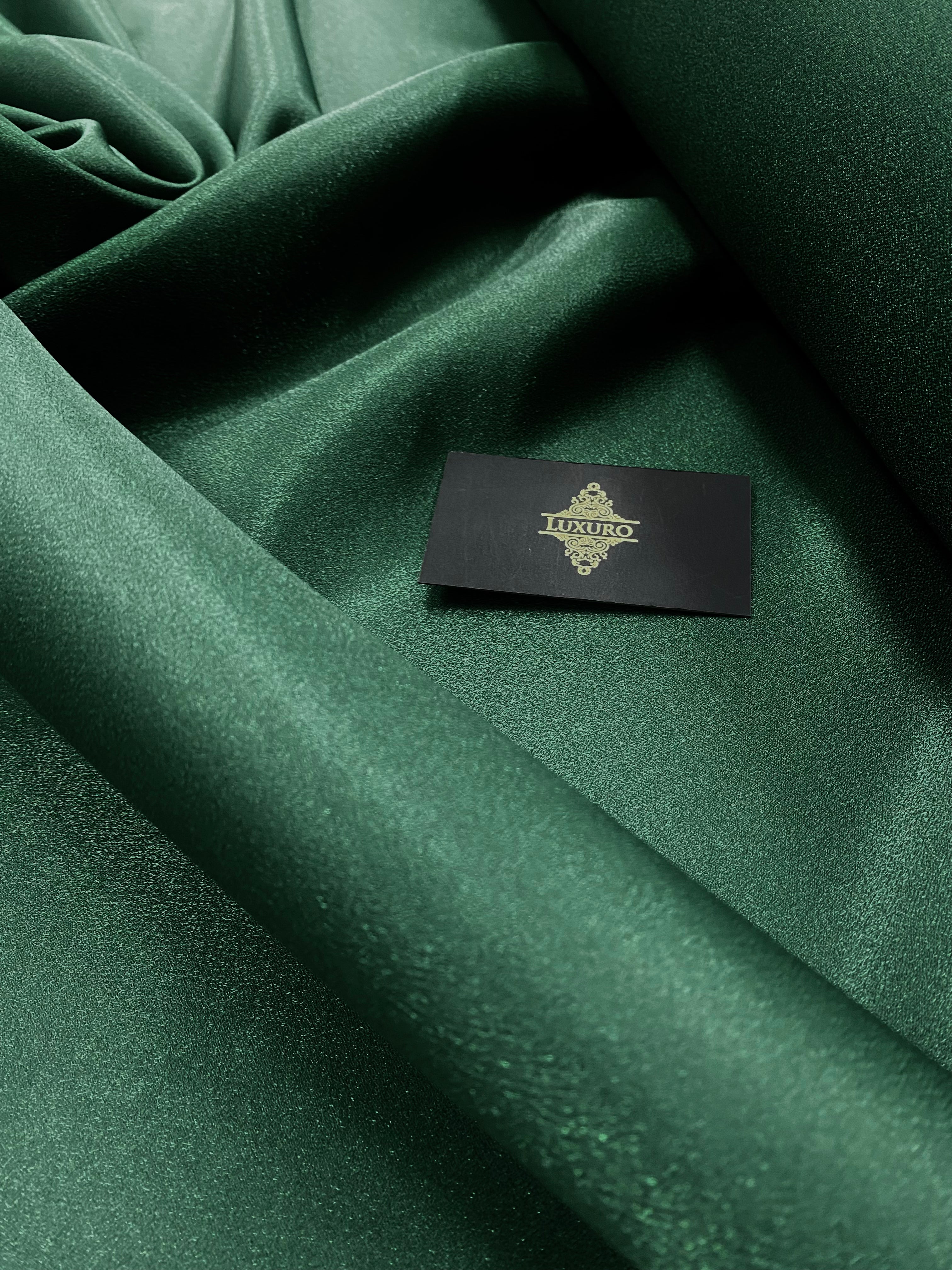 Tafta Fixa cu Sclipici Verde Smarald