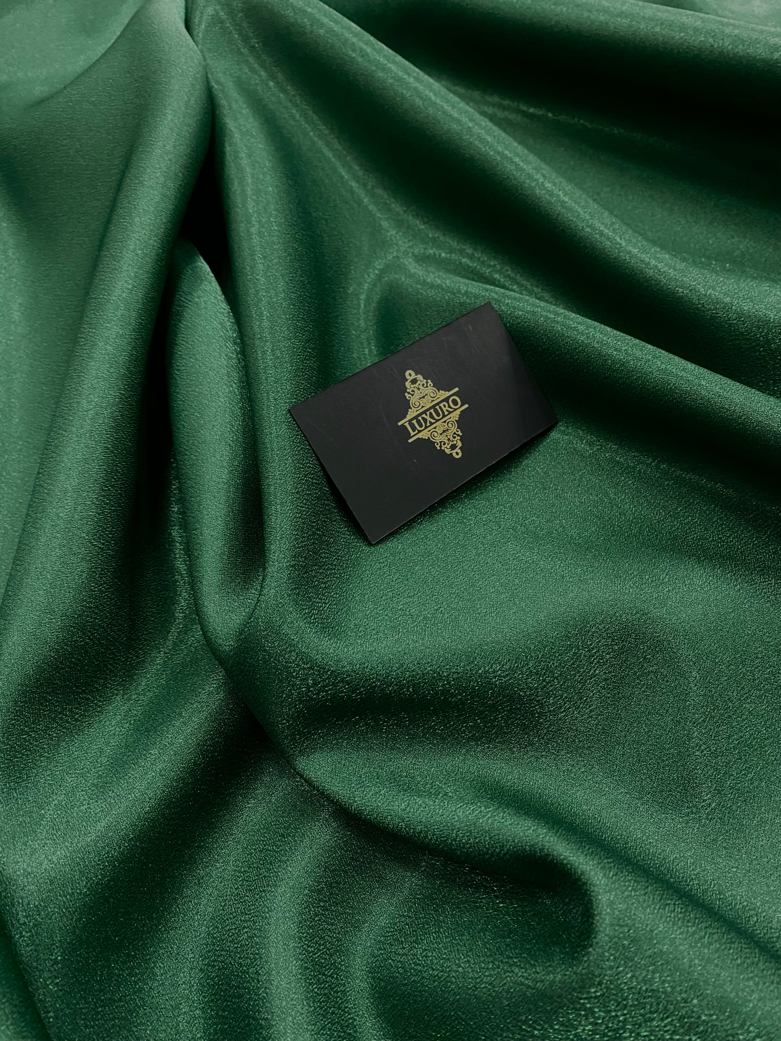 Tafta Fixa cu Sclipici Verde Smarald