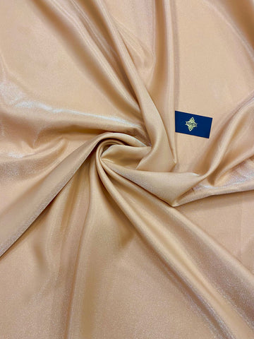 Tafta Fixa cu Sclipici Nude