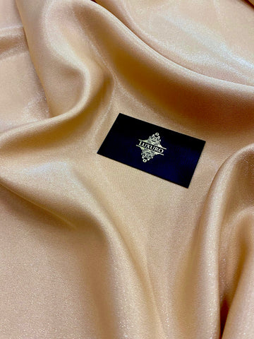 Tafta Fixa cu Sclipici Nude