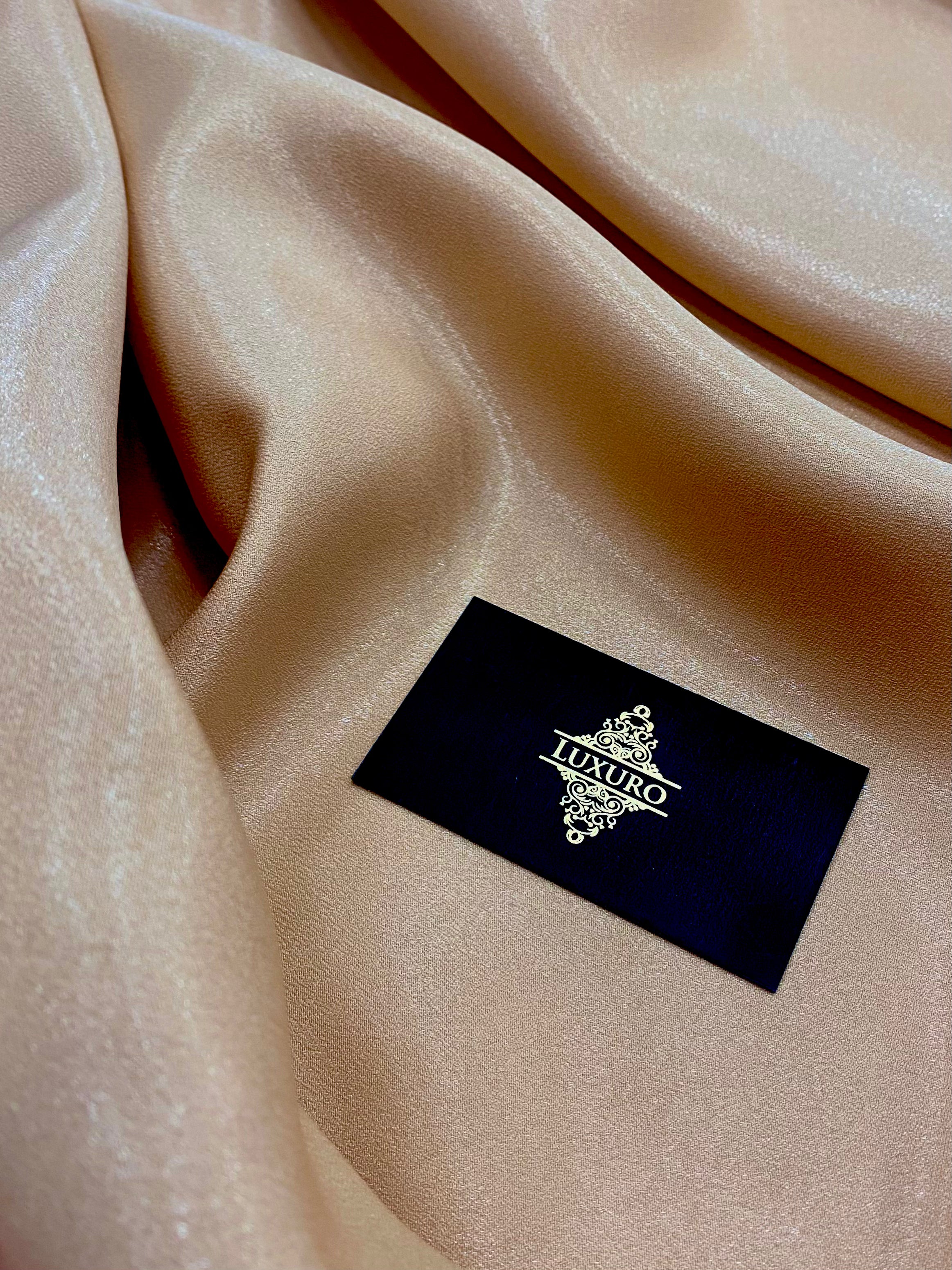 Tafta Fixa cu Sclipici Nude