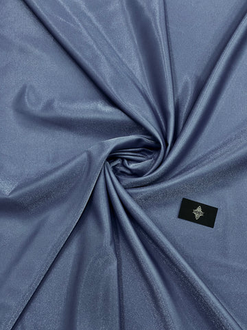 Tafta Fixa cu Sclipici Albastru Prafuit