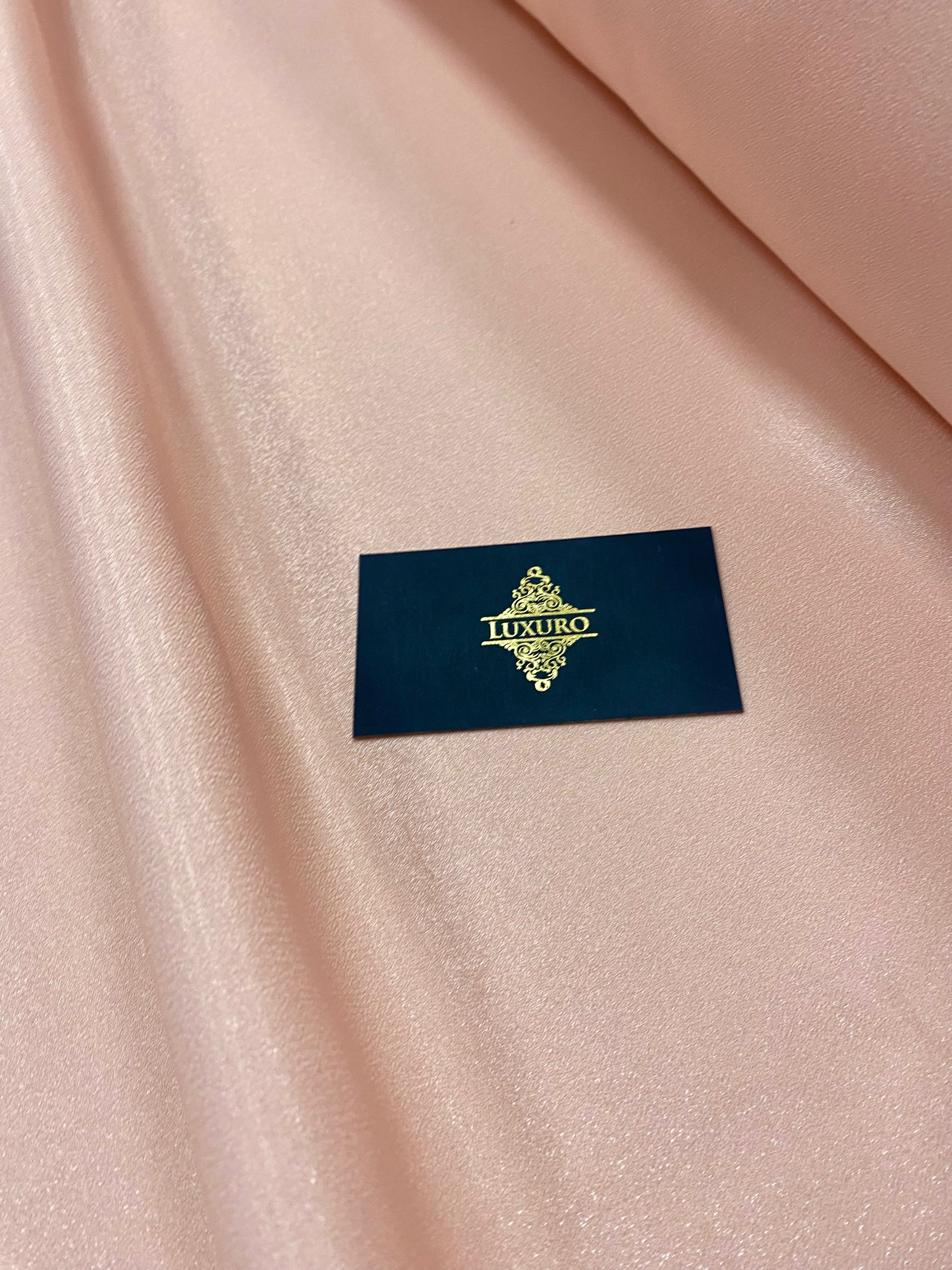 Tafta Fixa cu Sclipici Somon Deschis