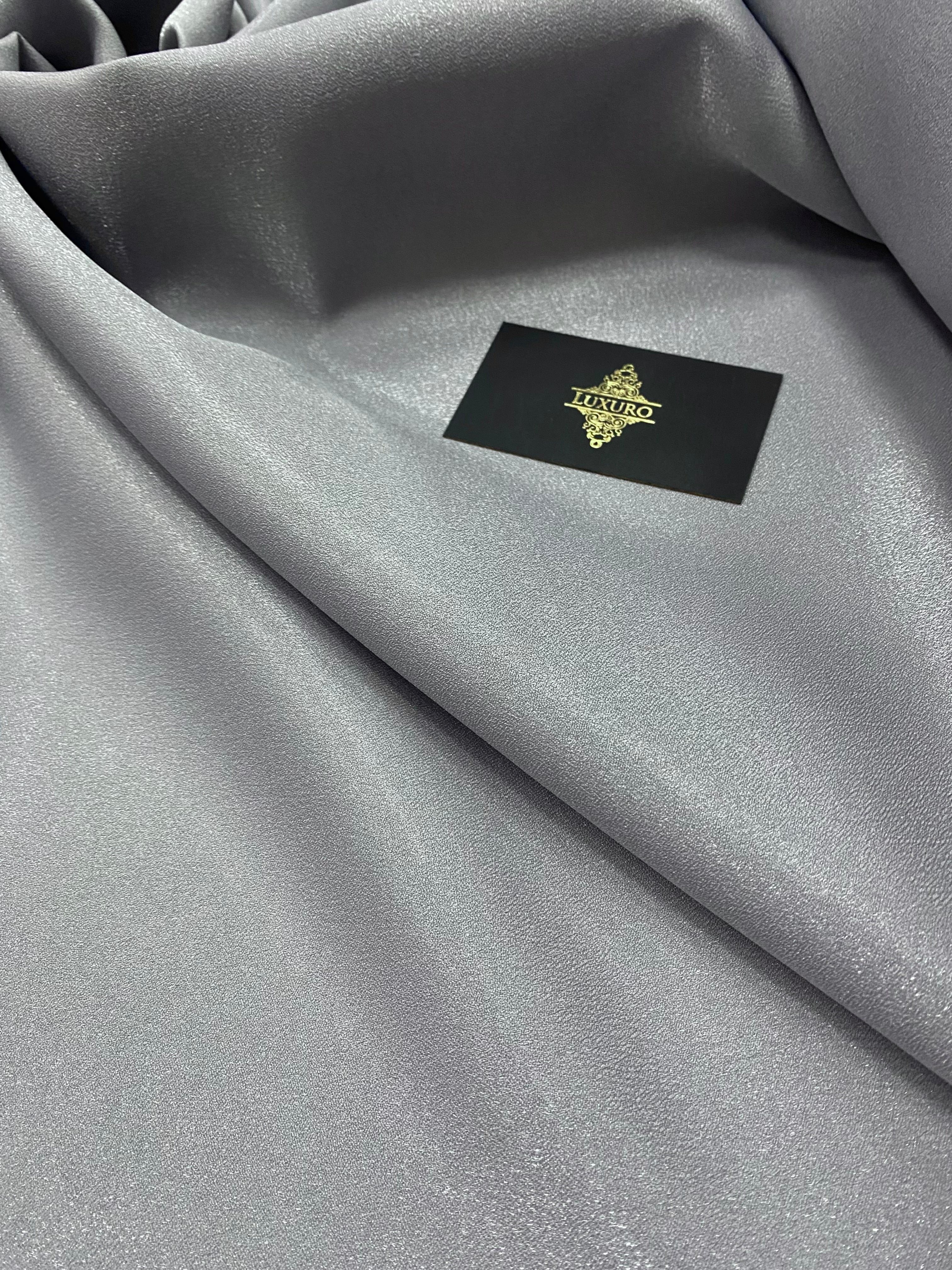 Tafta Fixa cu Sclipici Gri