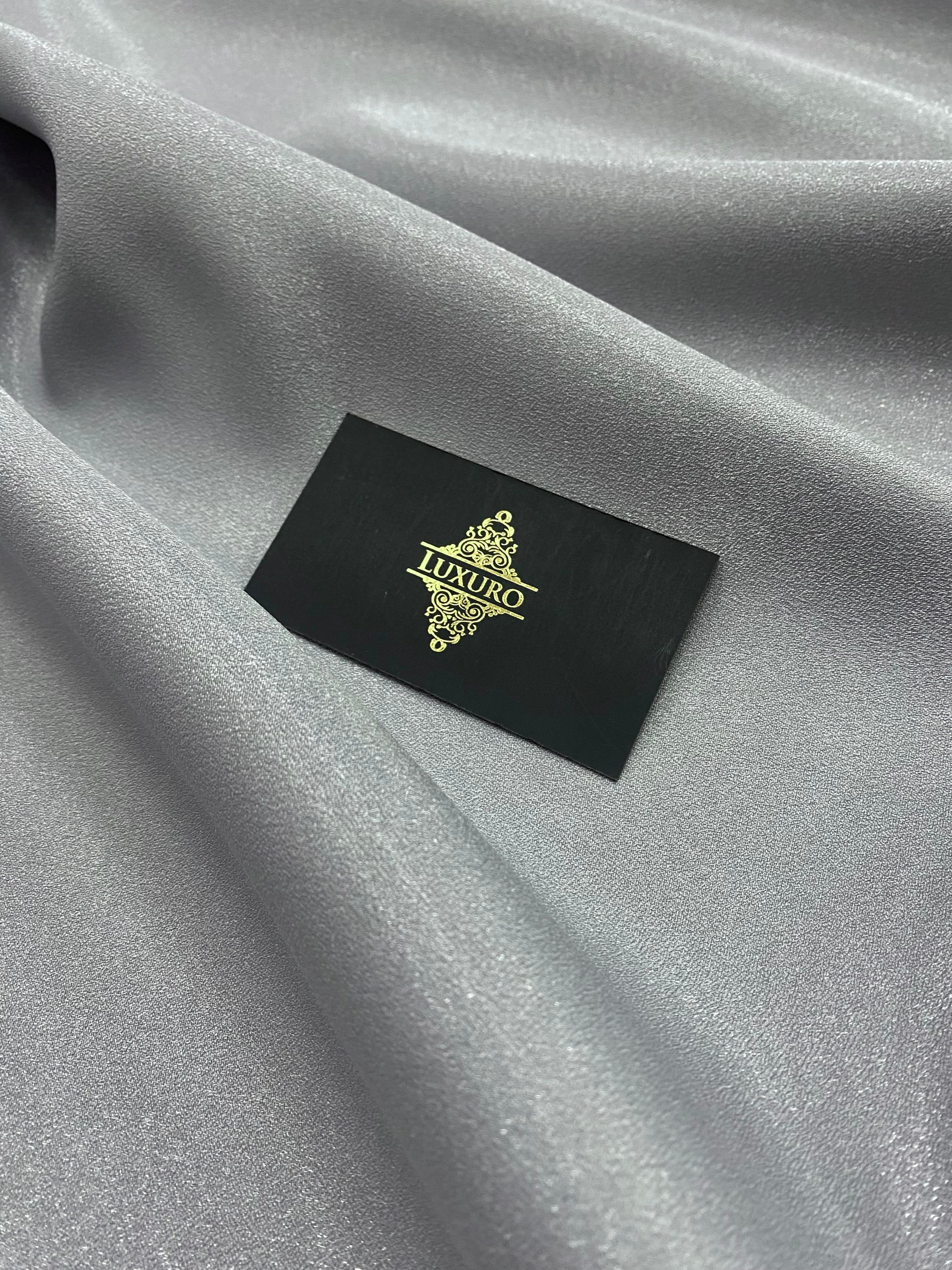 Tafta Fixa cu Sclipici Gri