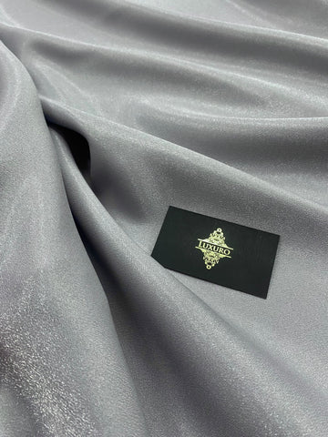 Tafta Fixa cu Sclipici Gri