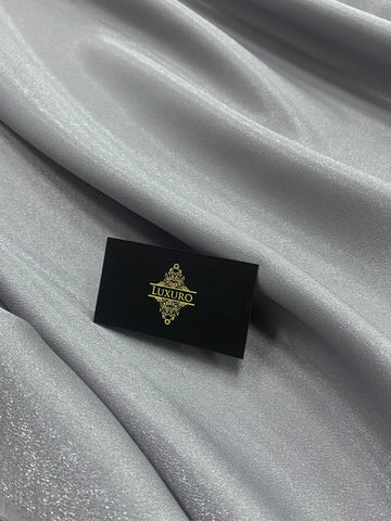 Tafta Fixa cu Sclipici Gri