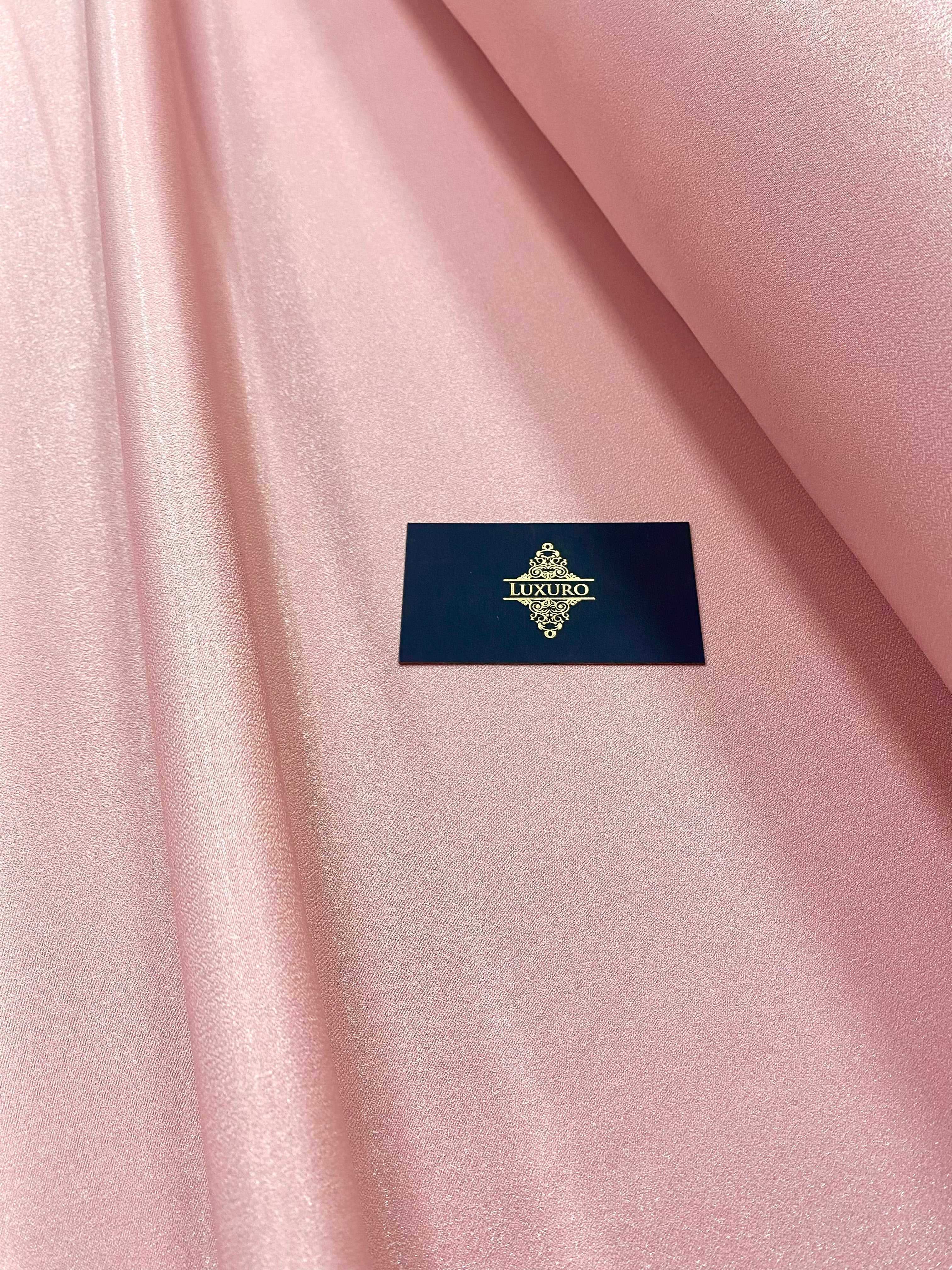 Tafta Fixa cu Sclipici Somon Inchis