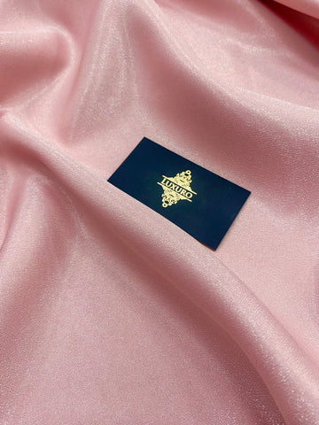 Tafta Fixa cu Sclipici Somon Inchis