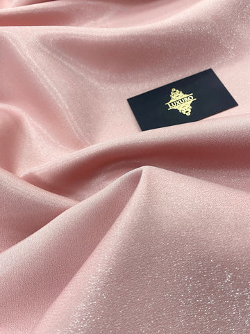 Tafta Fixa cu Sclipici Somon Inchis