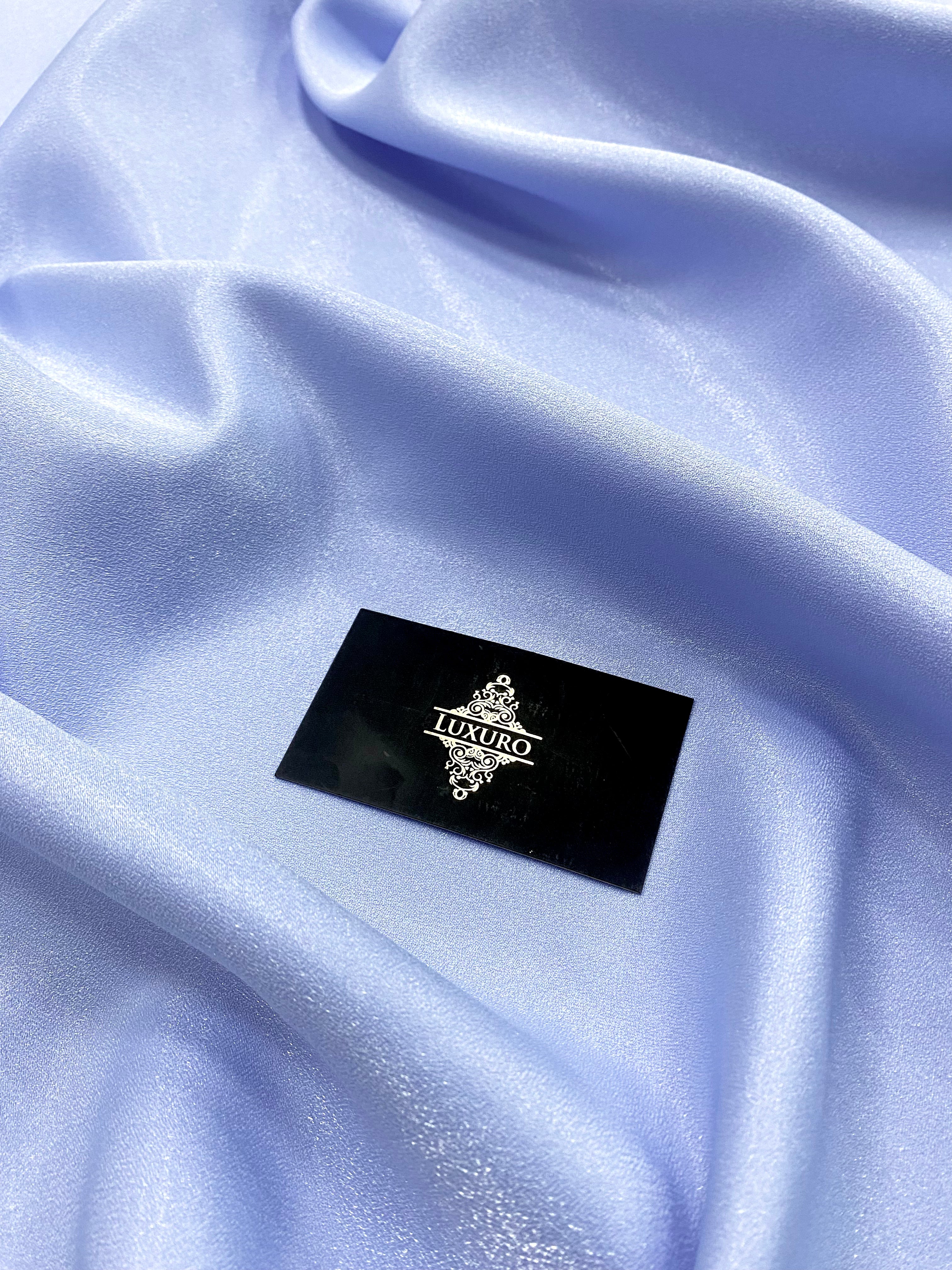 Tafta Fixa cu Sclipici Baby Blue