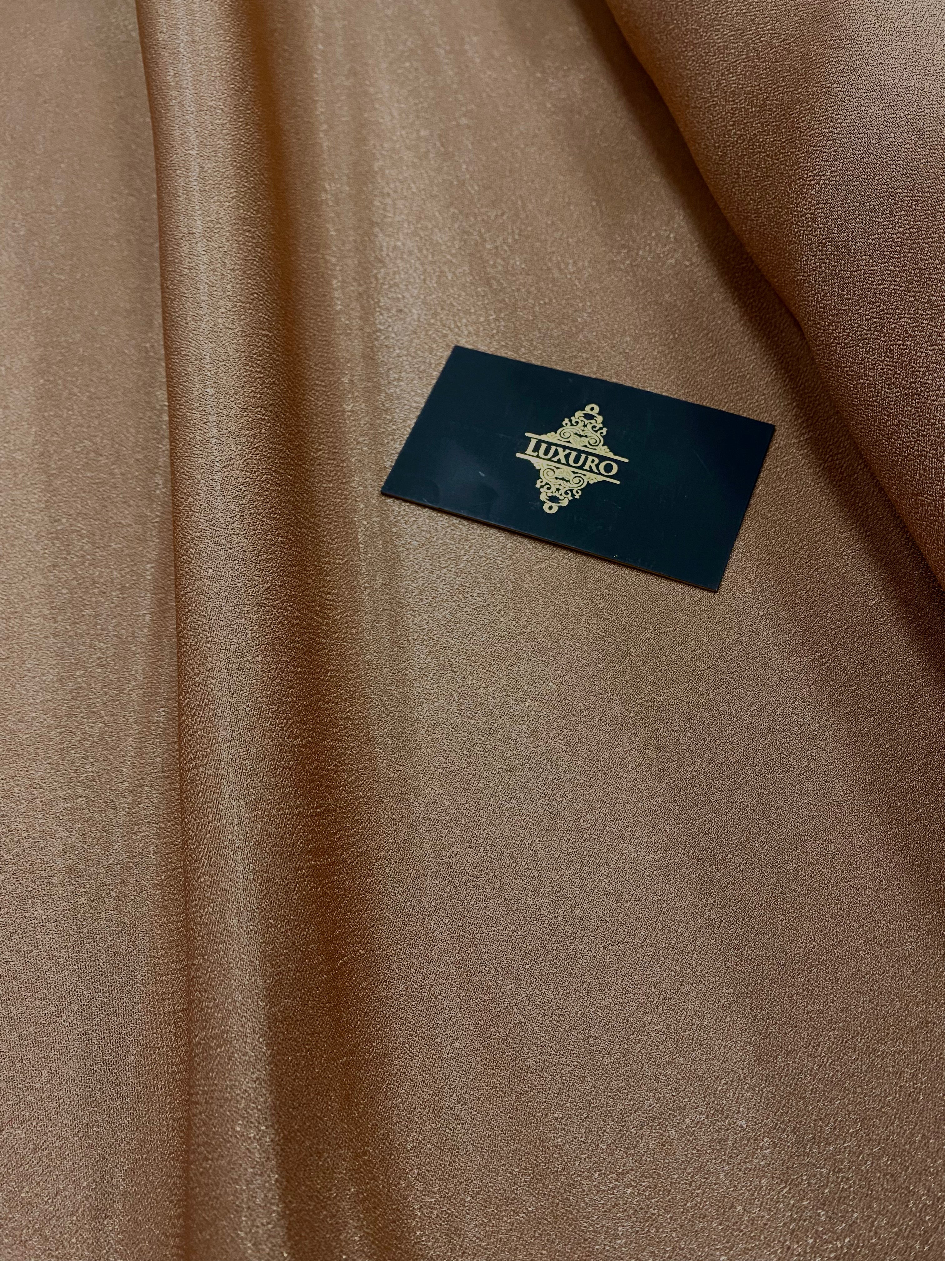 Tafta Fixa cu Sclipici Bronz