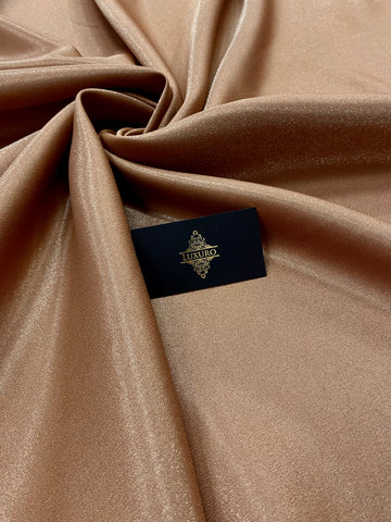 Tafta Fixa cu Sclipici Bronz