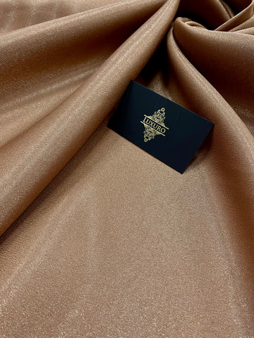 Tafta Fixa cu Sclipici Bronz