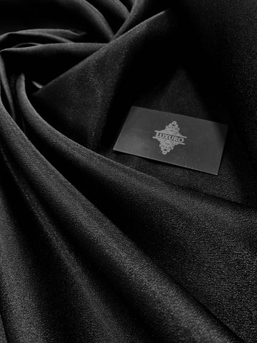 Tafta Fixa cu Sclipici Neagra