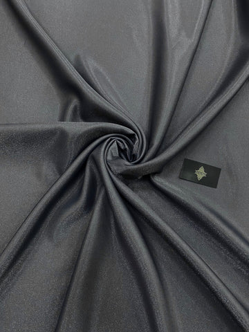 Tafta Fixa cu Sclipici Gri Antracit