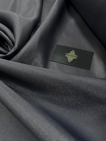 Tafta Fixa cu Sclipici Gri Antracit