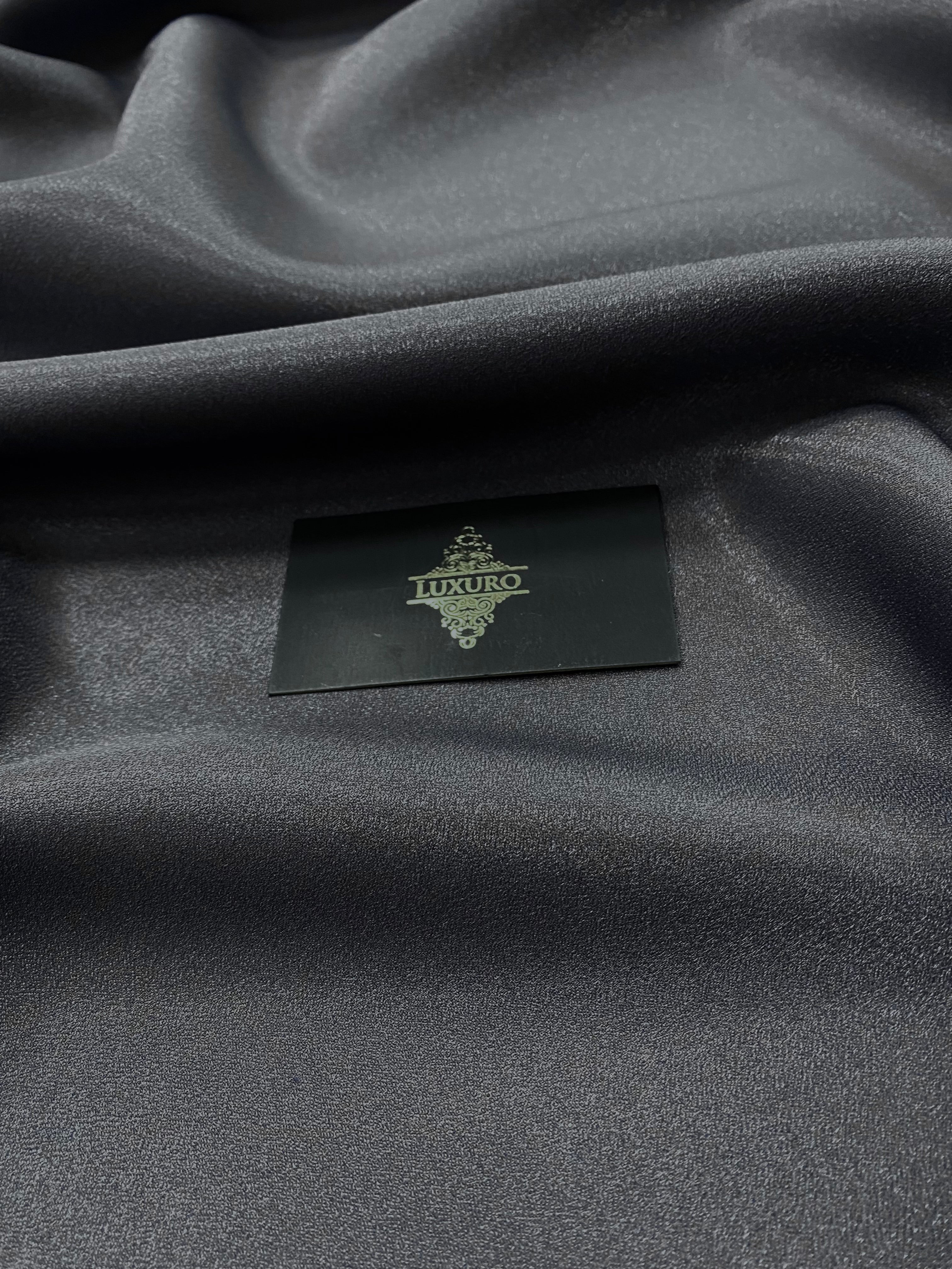 Tafta Fixa cu Sclipici Gri Antracit