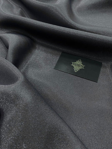 Tafta Fixa cu Sclipici Gri Antracit