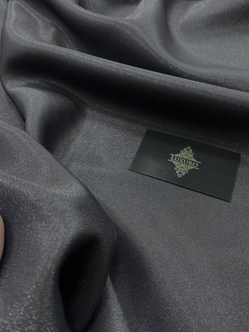 Tafta Fixa cu Sclipici Gri Antracit