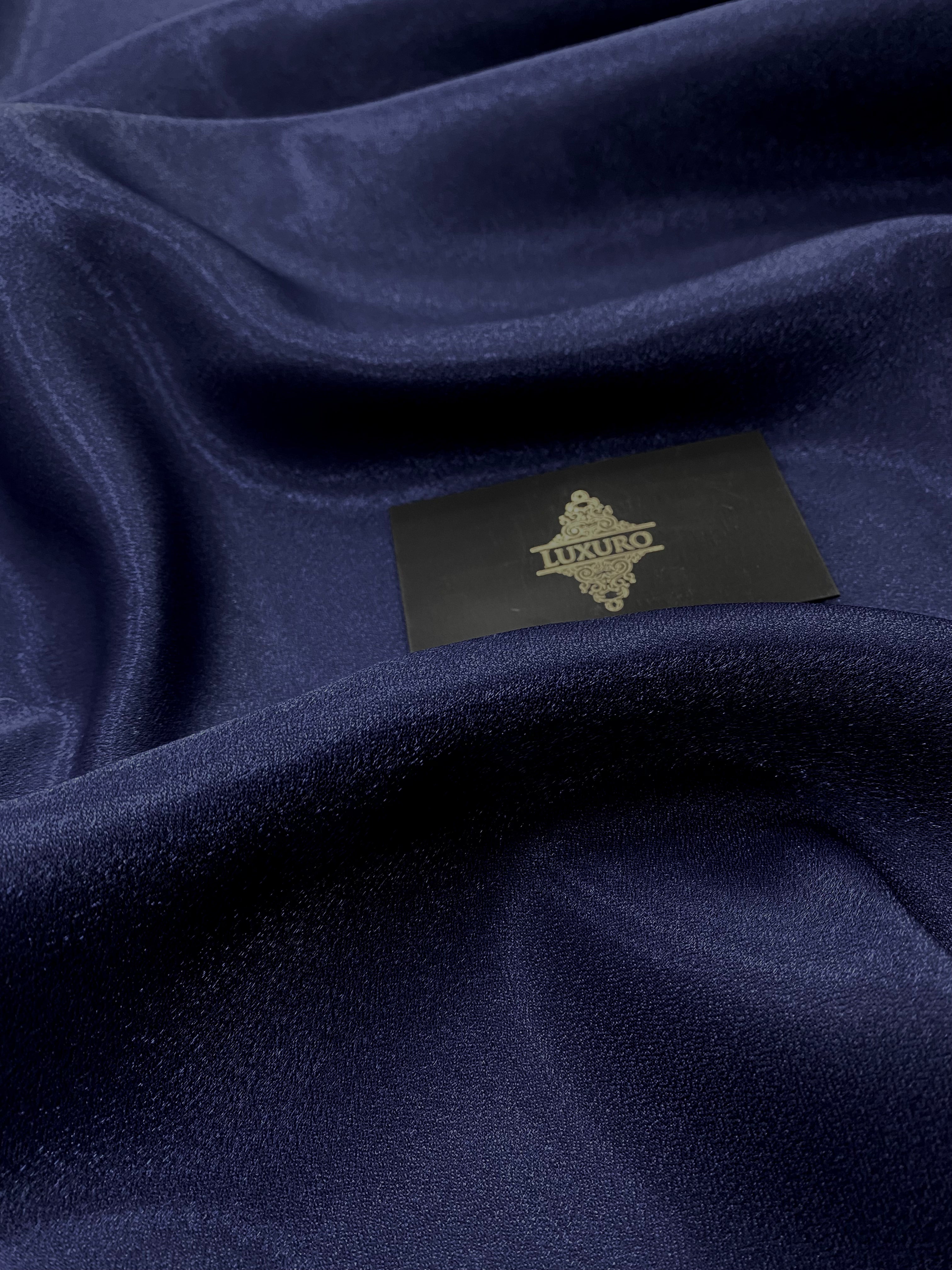 Tafta Fixa cu Sclipici Bleumarin