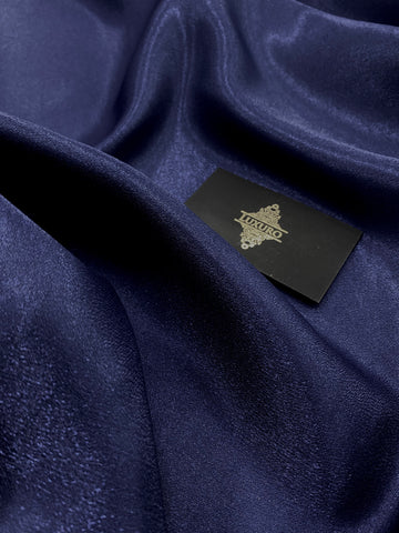 Tafta Fixa cu Sclipici Bleumarin