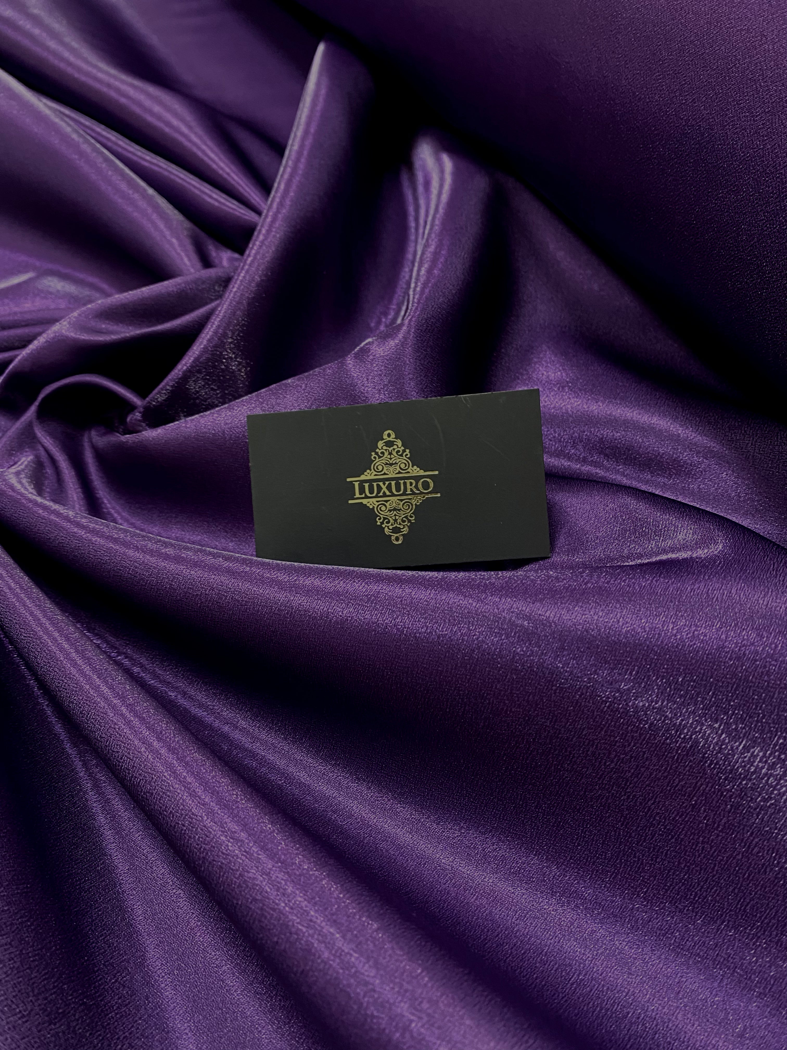 Tafta Fixa cu Sclipici Mov Inchis