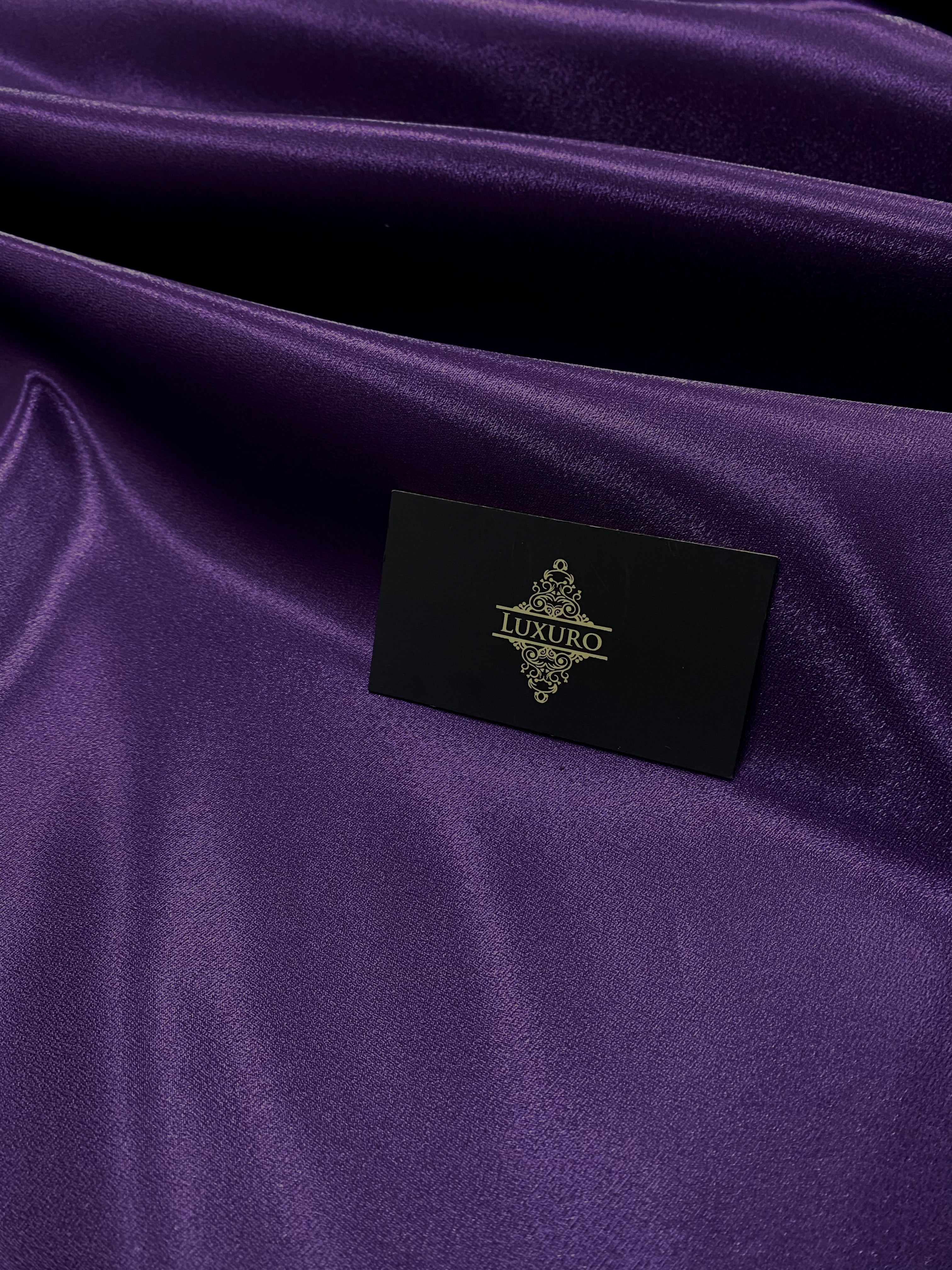 Tafta Fixa cu Sclipici Mov Inchis