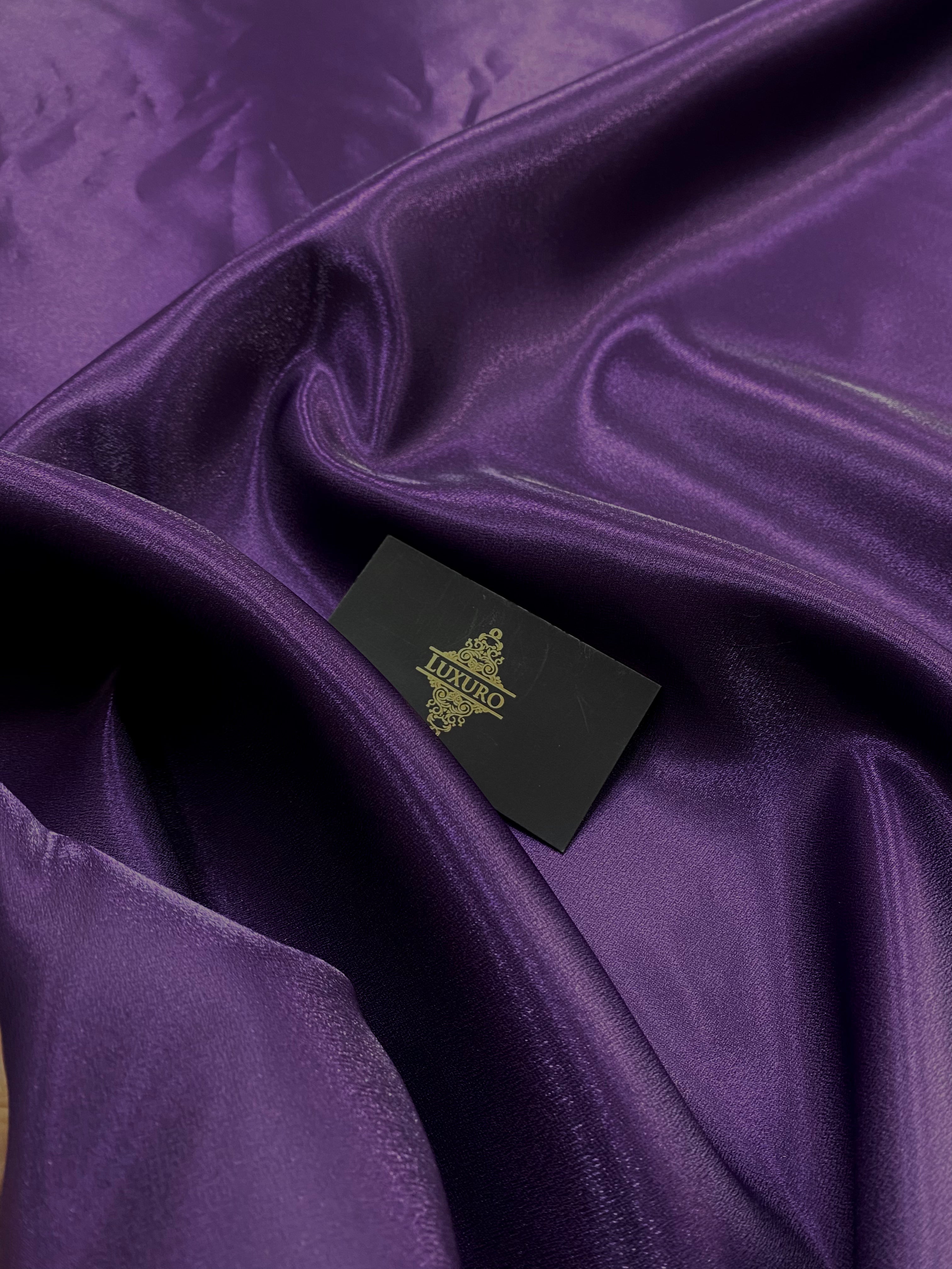 Tafta Fixa cu Sclipici Mov Inchis