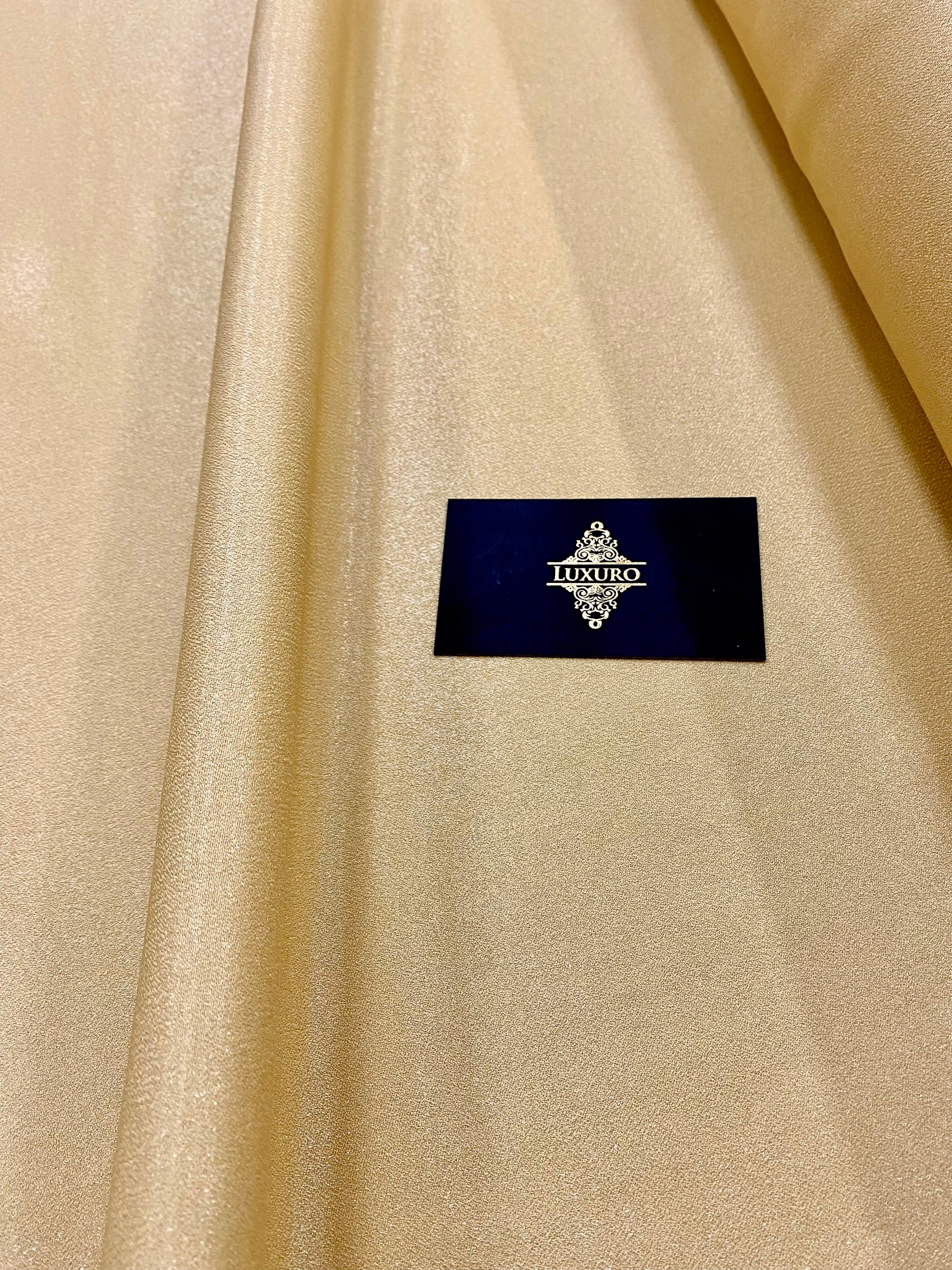 Tafta Fixa cu Sclipici Aurie