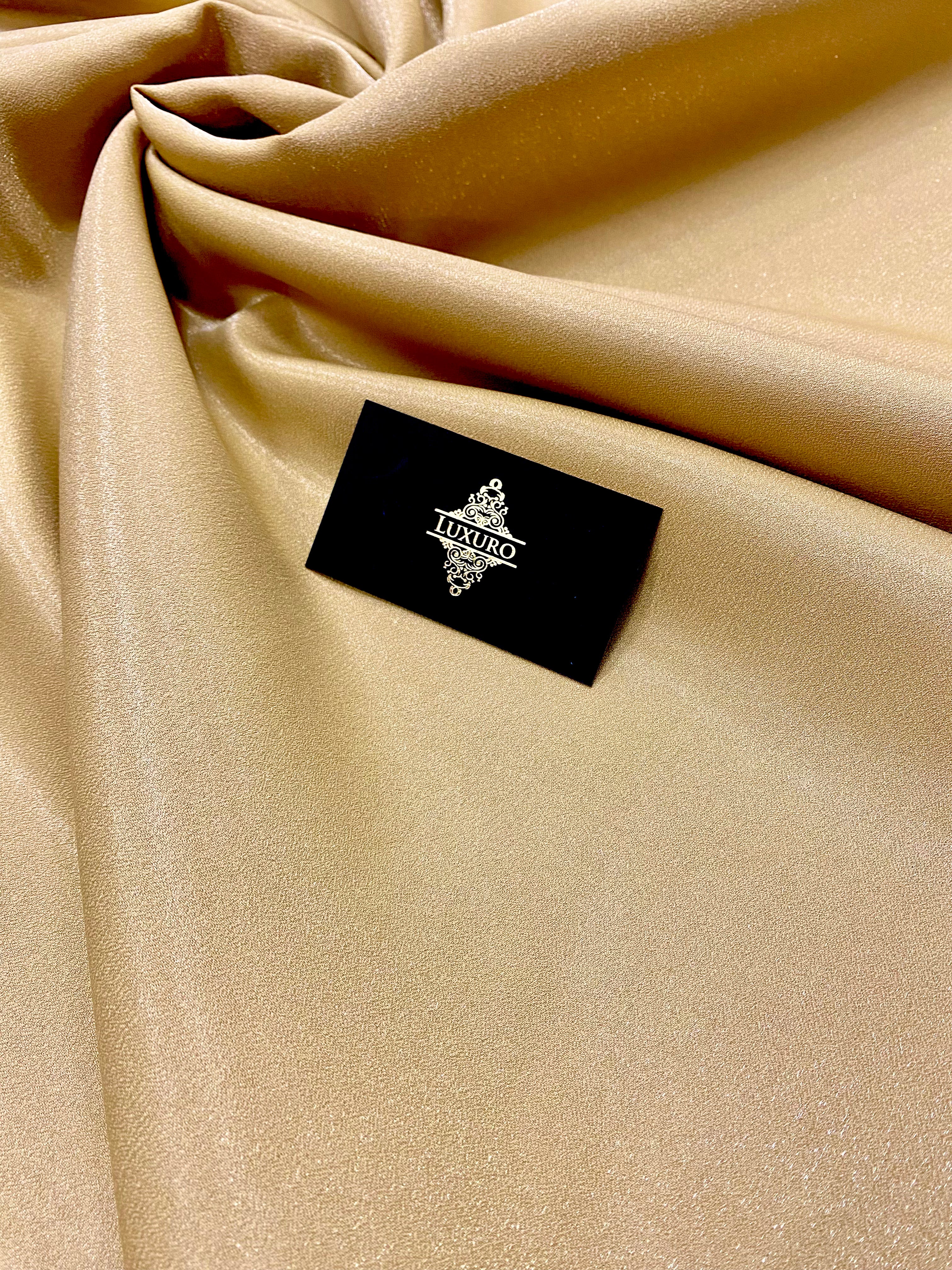 Tafta Fixa cu Sclipici Aurie