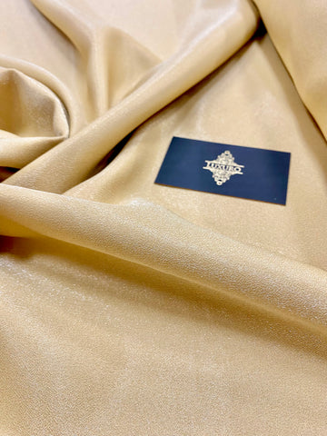 Tafta Fixa cu Sclipici Aurie