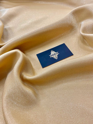 Tafta Fixa cu Sclipici Aurie