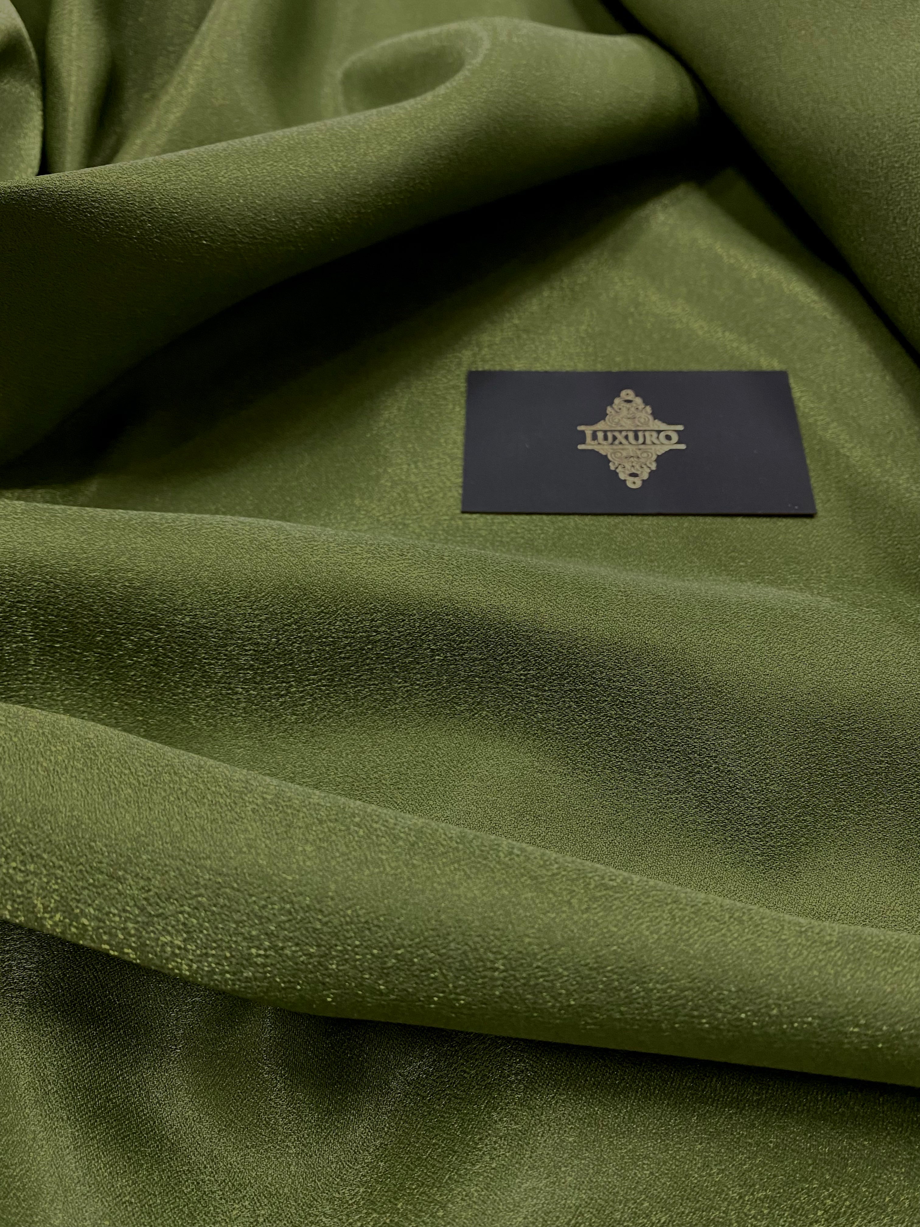 Tafta Fixa cu Sclipici Olive