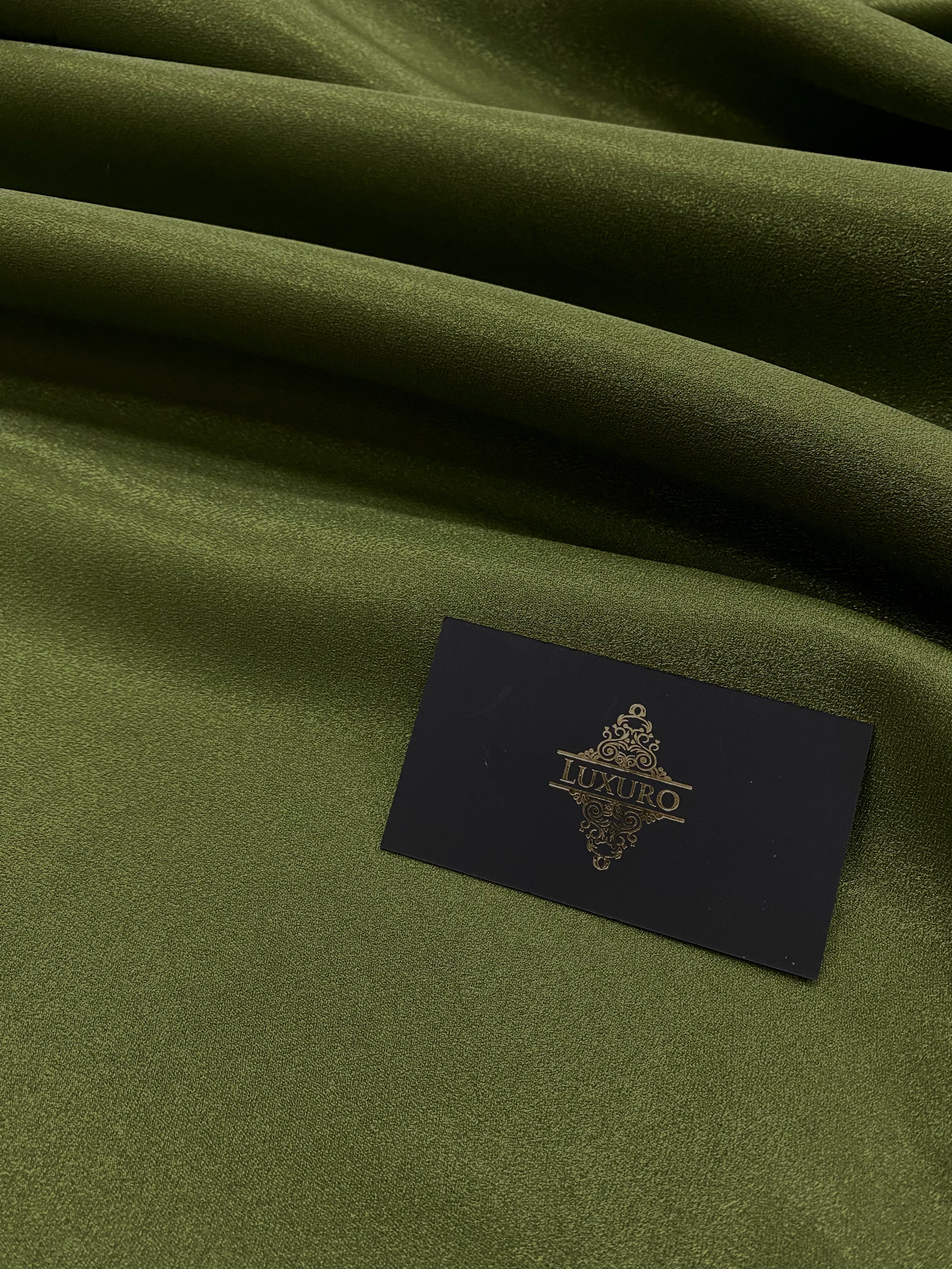 Tafta Fixa cu Sclipici Olive