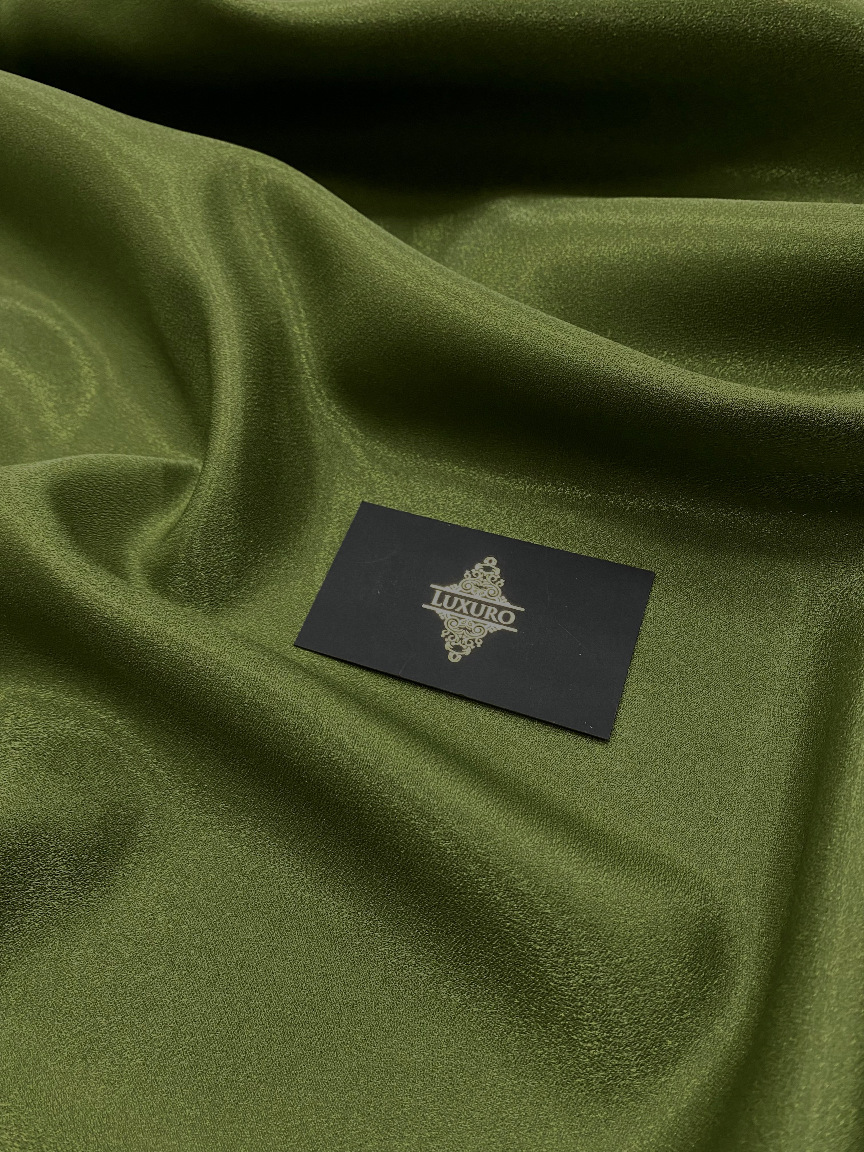 Tafta Fixa cu Sclipici Olive