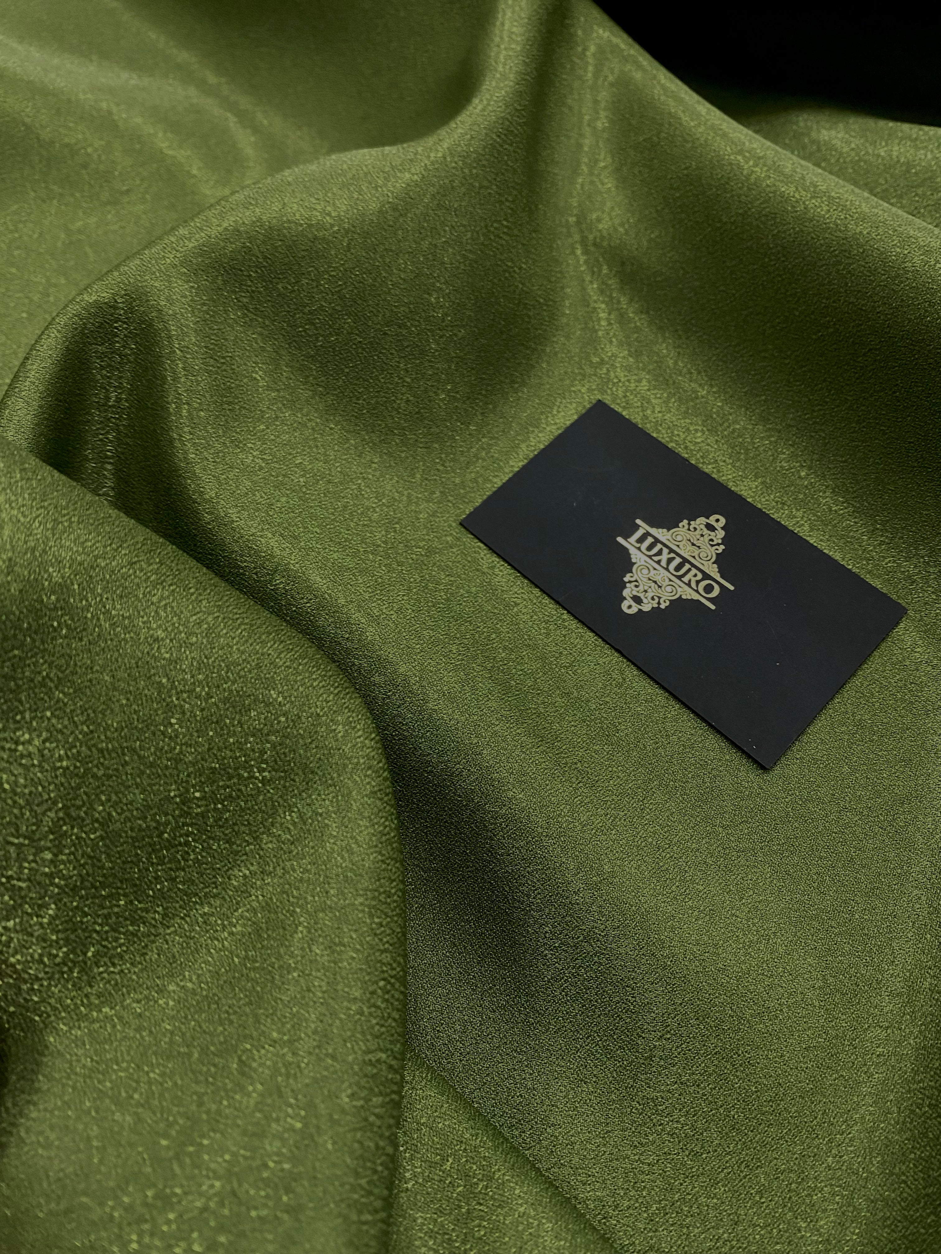 Tafta Fixa cu Sclipici Olive