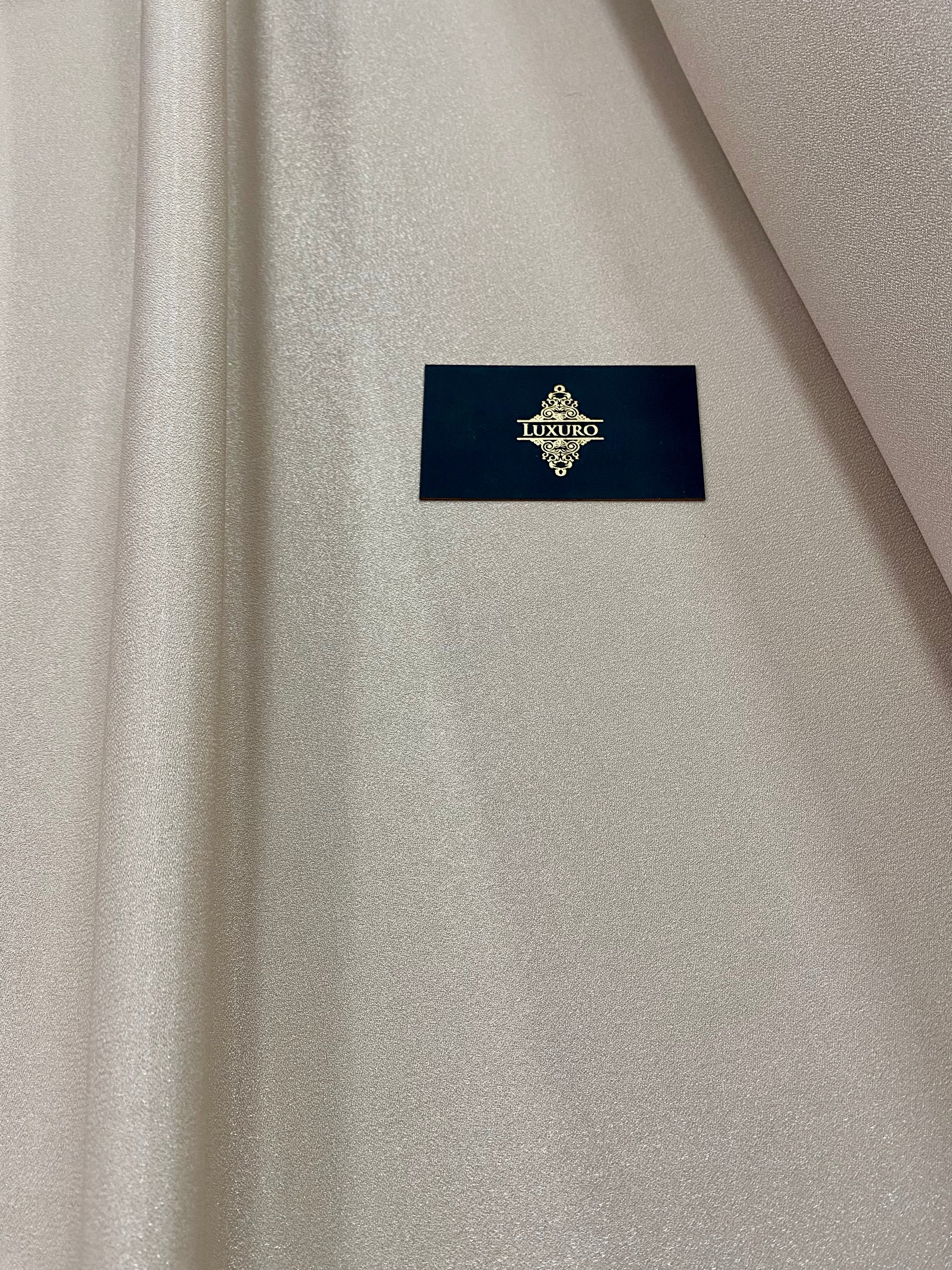 Tafta Fixa cu Sclipici Bej Nisipiu