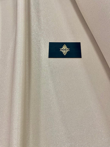 Fixed Taffeta with Glitter Sand Beige - 3 m Width