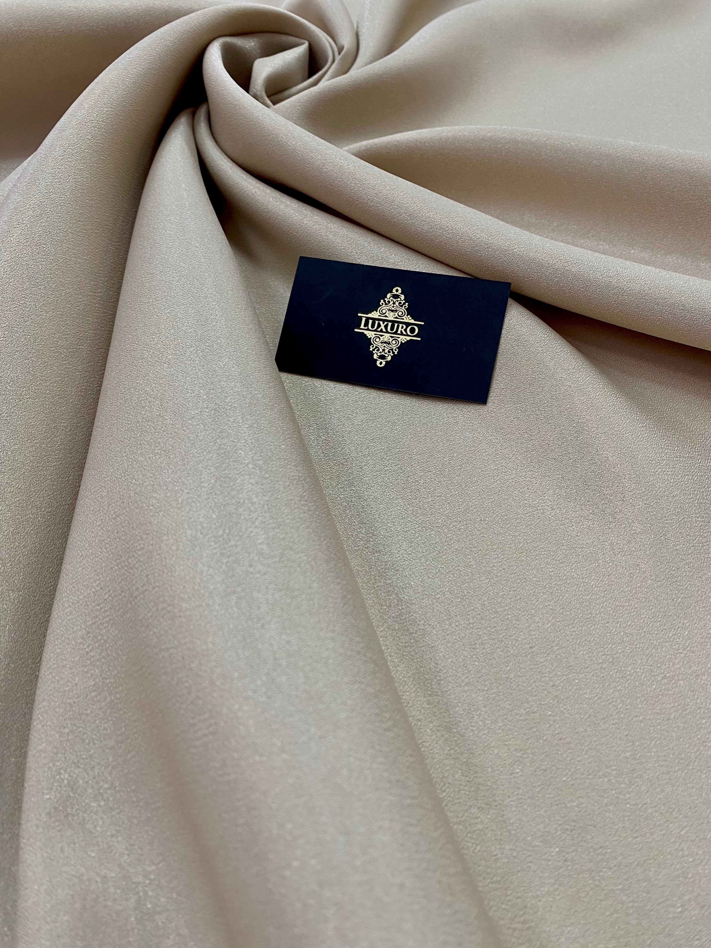 Tafta Fixa cu Sclipici Bej Nisipiu