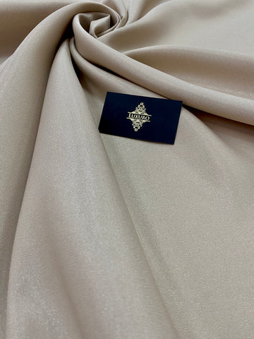 Tafta Fixa cu Sclipici Bej Nisipiu