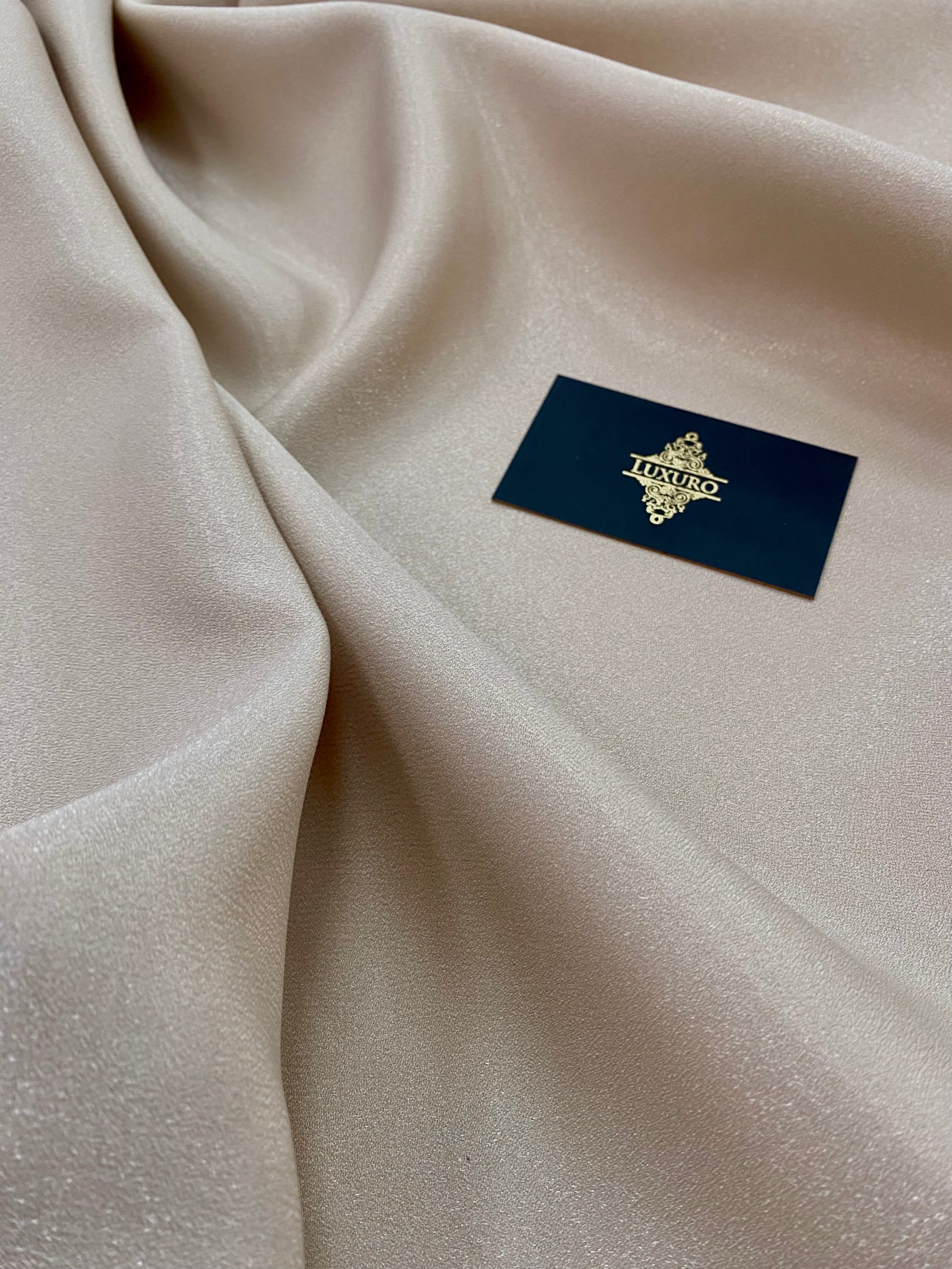 Tafta Fixa cu Sclipici Bej Nisipiu